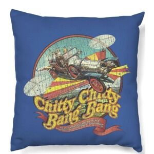 Teepublic Chitty Chitty Bang Bang 1968 Musical Pillow Cover 19"x19"